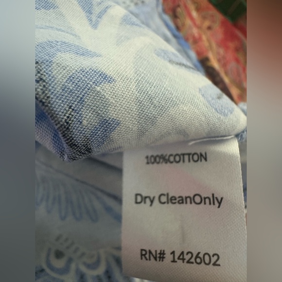 CK Bradley x Sail to Sable Sleeveless Blouse S Blue White Cotton Button Back - Picture 6 of 9